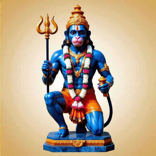 Lord Hanuman Marble Statue